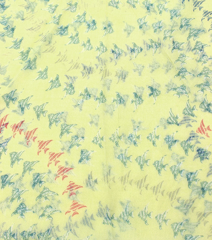 Fish Print Cotton Infinity