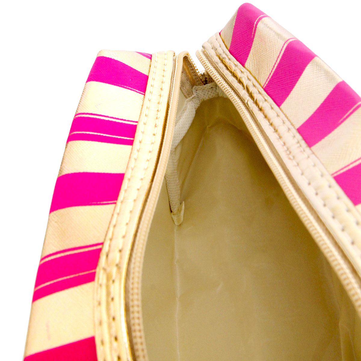 Pink and Gold Queen's Secret Makeup Pouch