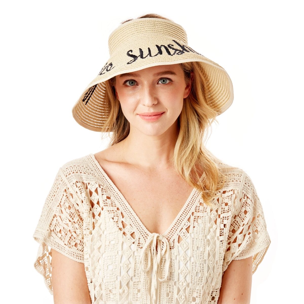 Hello Sunshine Beach Visor Hat