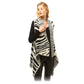 Zebra Pattern Fuzzy Vest