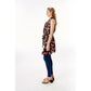 Black Floral Vest Cover Up