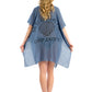 Blue Mermaid Beach Cover Up