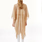 Gold Metallic Fringe Kimono