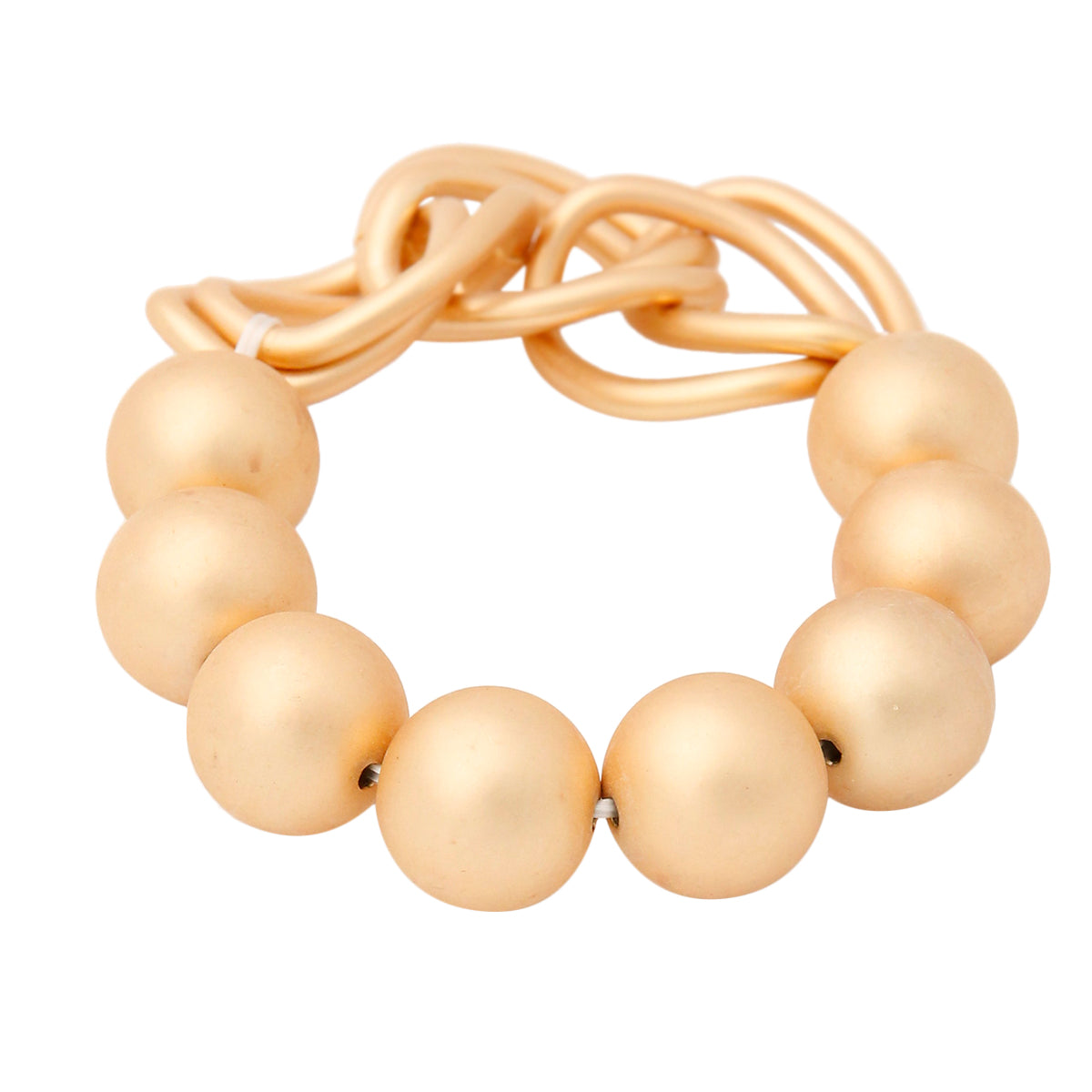 Metal Ball Stretch Bracelet