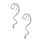 Burnished Silver Snake Ear Cuff