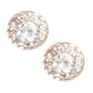 Gold XLarge Crystal Studs