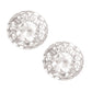 Silver XLarge Crystal Studs