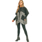 Gray Leopard Pocket Kimono