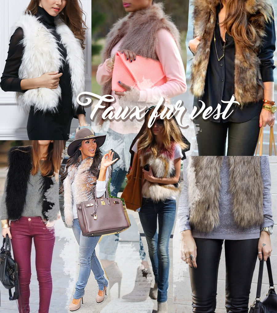 Faux Fur Short Vest