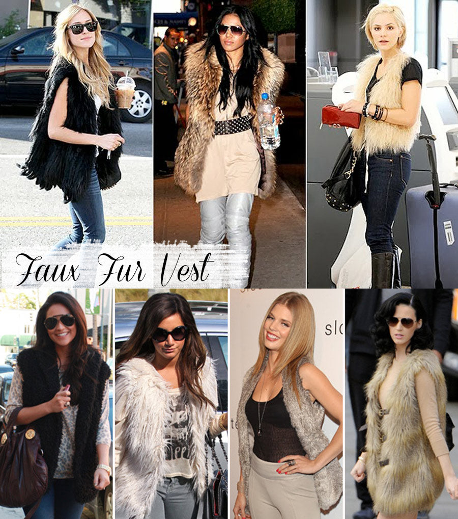 Faux Fur Long Vest