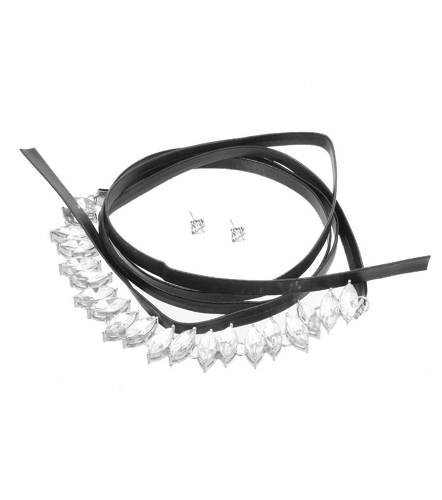 Leather Ribbon Choker