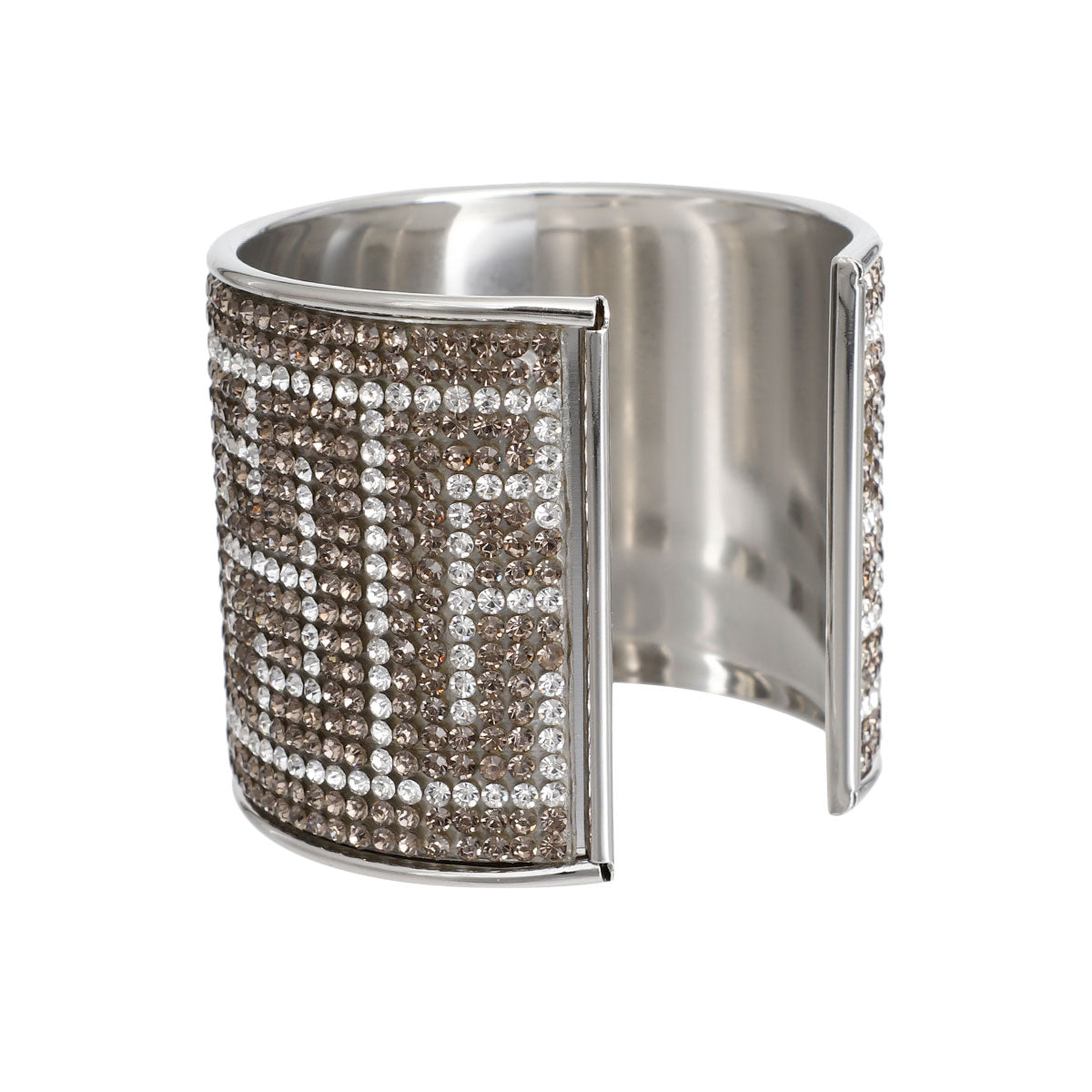 Silver Greek Key Designer Silver Cuff