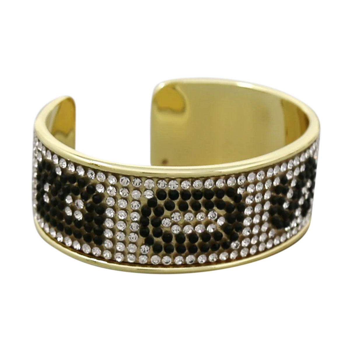 Gold Rim BOSS Bangle Cuff