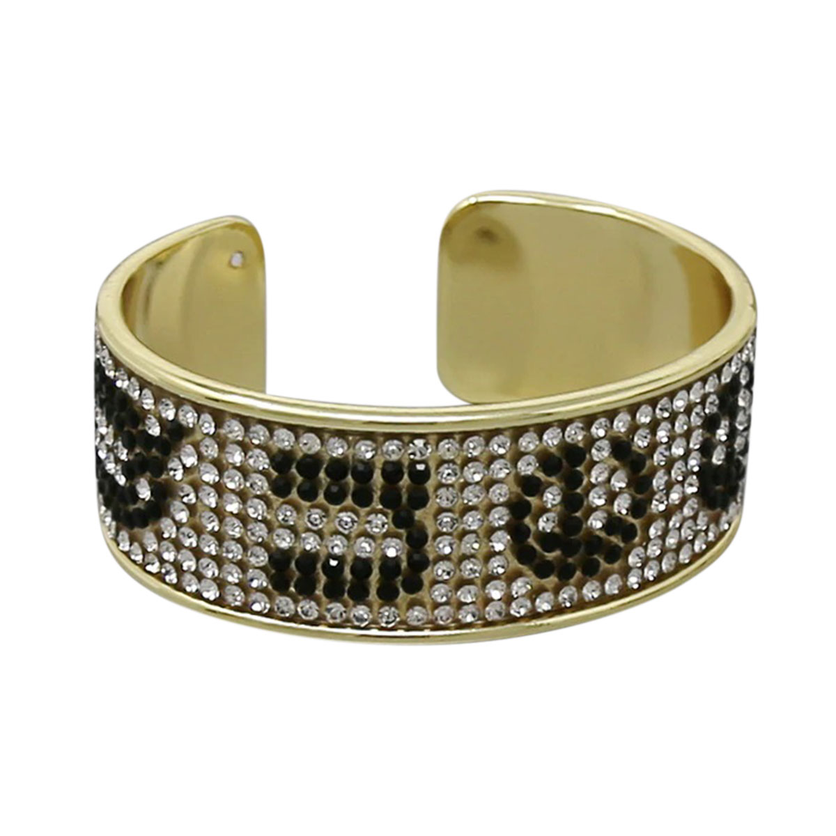 Gold Rim QUEEN Bangle Cuff