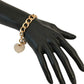 Cream Pearl Heart Toggle Bracelet