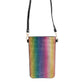 Rainbow Rhinestone Phone Crossbody