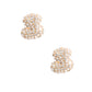 S Initial Rhinestone Studs