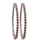 Silver Rhinestone Hoop Earrings