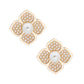 Pearl Luxury French Designer Flower Studs