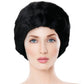 Black Fur Stretch Headband