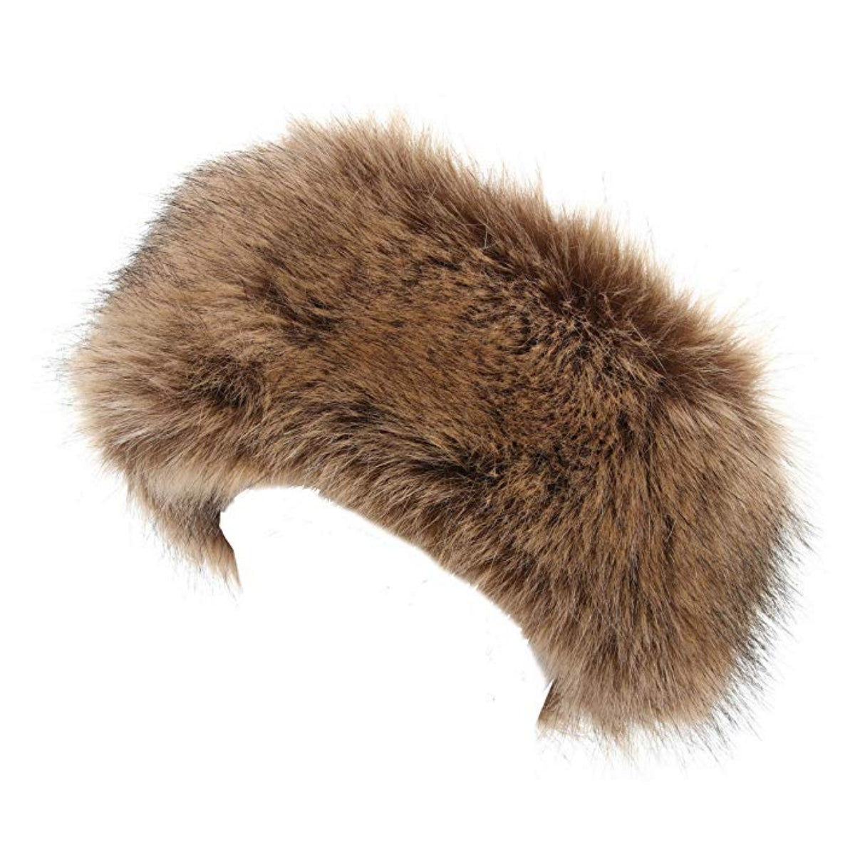 Brown Fur Earmuff Headband
