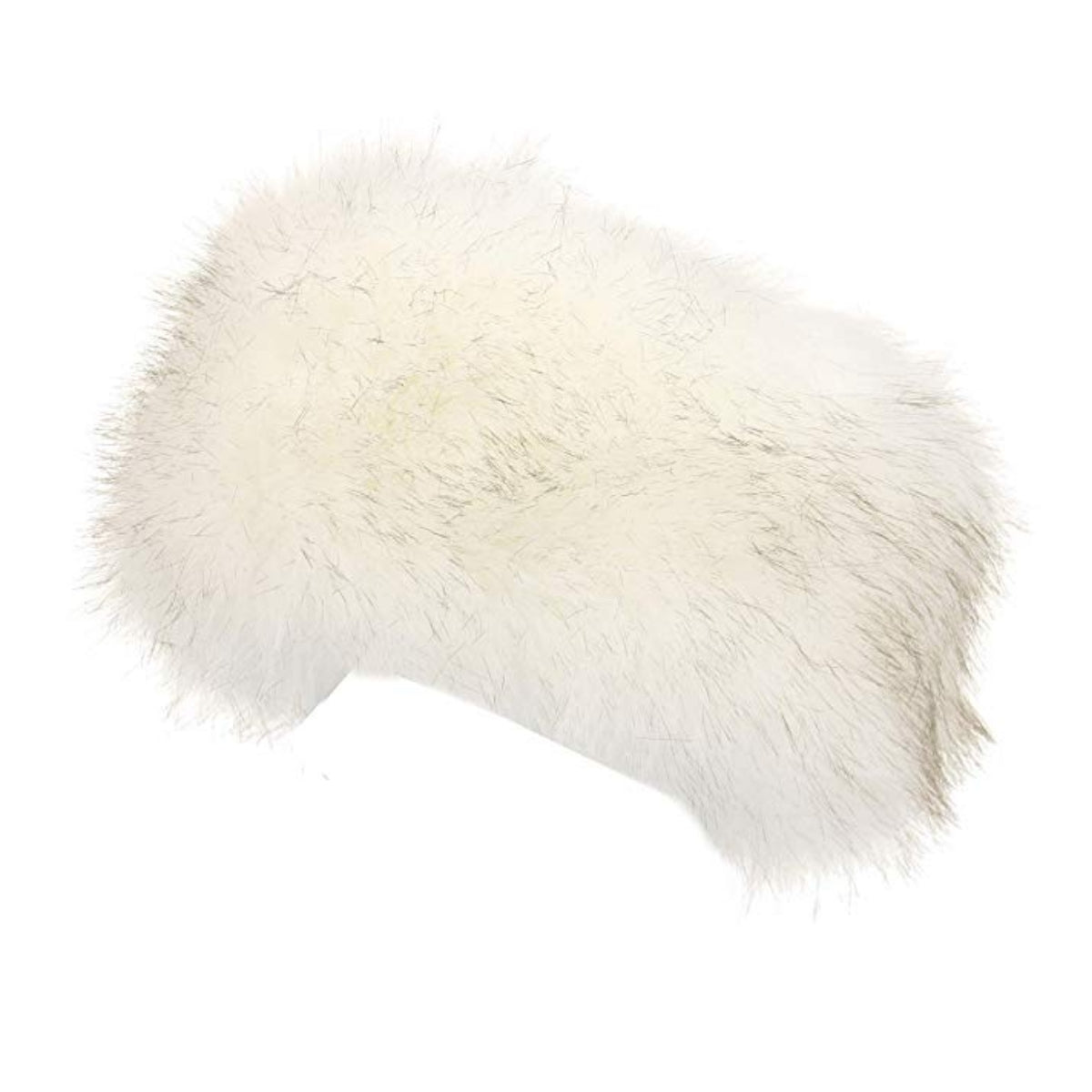 Ivory Fur Earmuff Headband