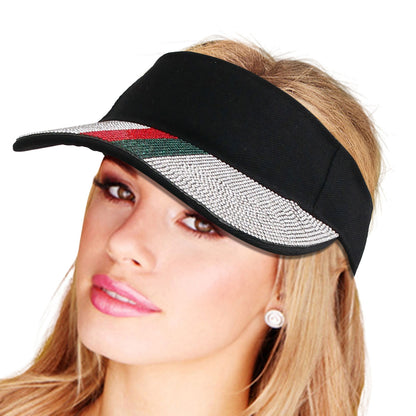 Designer Style Black Visor