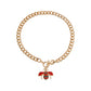Red Bee Toggle Necklace