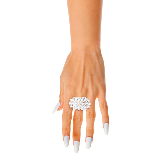 Dome White Pearl Ring