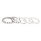 White Pearl and Glass Beads Bracelets
