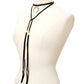 Suede Long Choker
