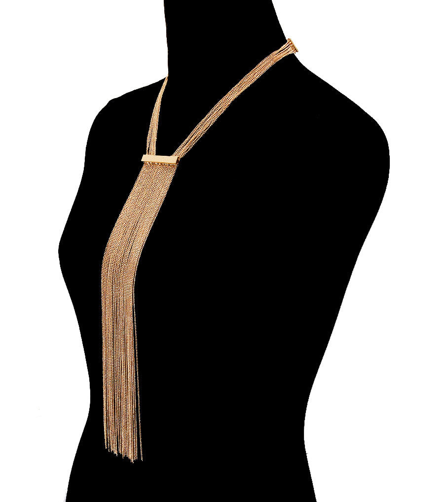 Tassel Chain Necklace Set