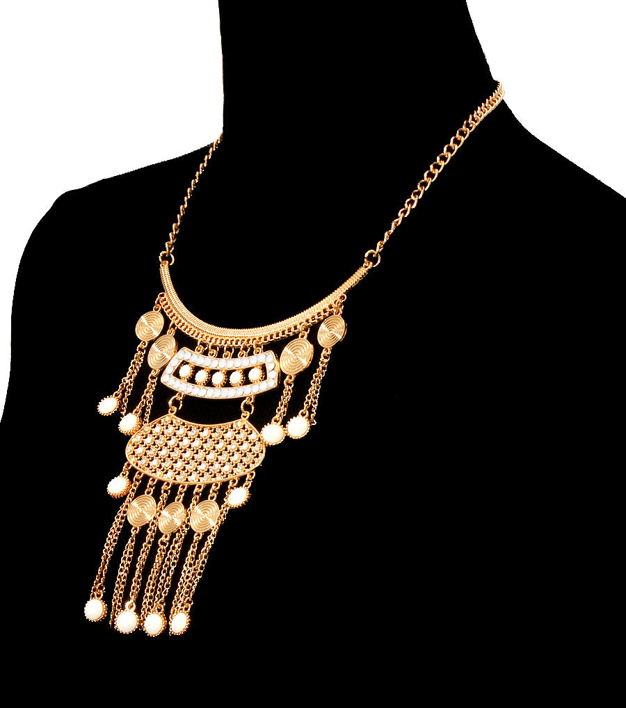 Charm Metal Necklace Set