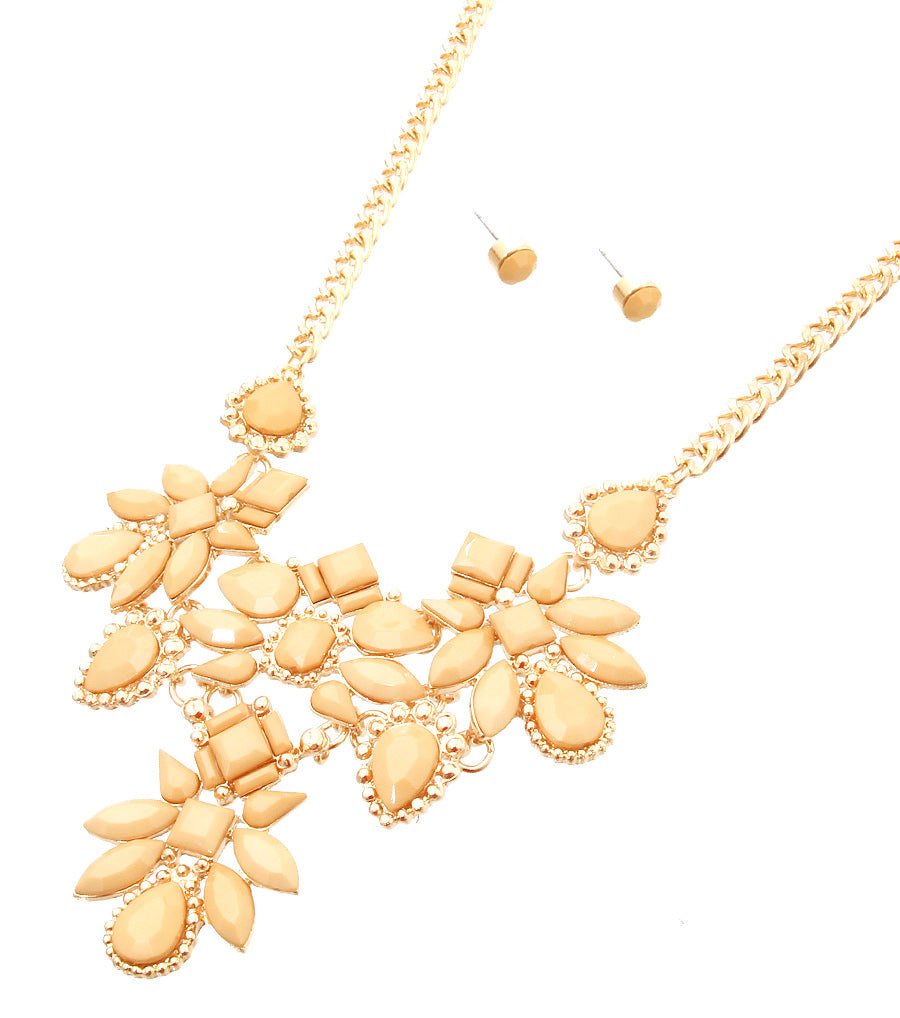 Flowers Necklace Set