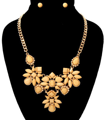 Flowers Necklace Set