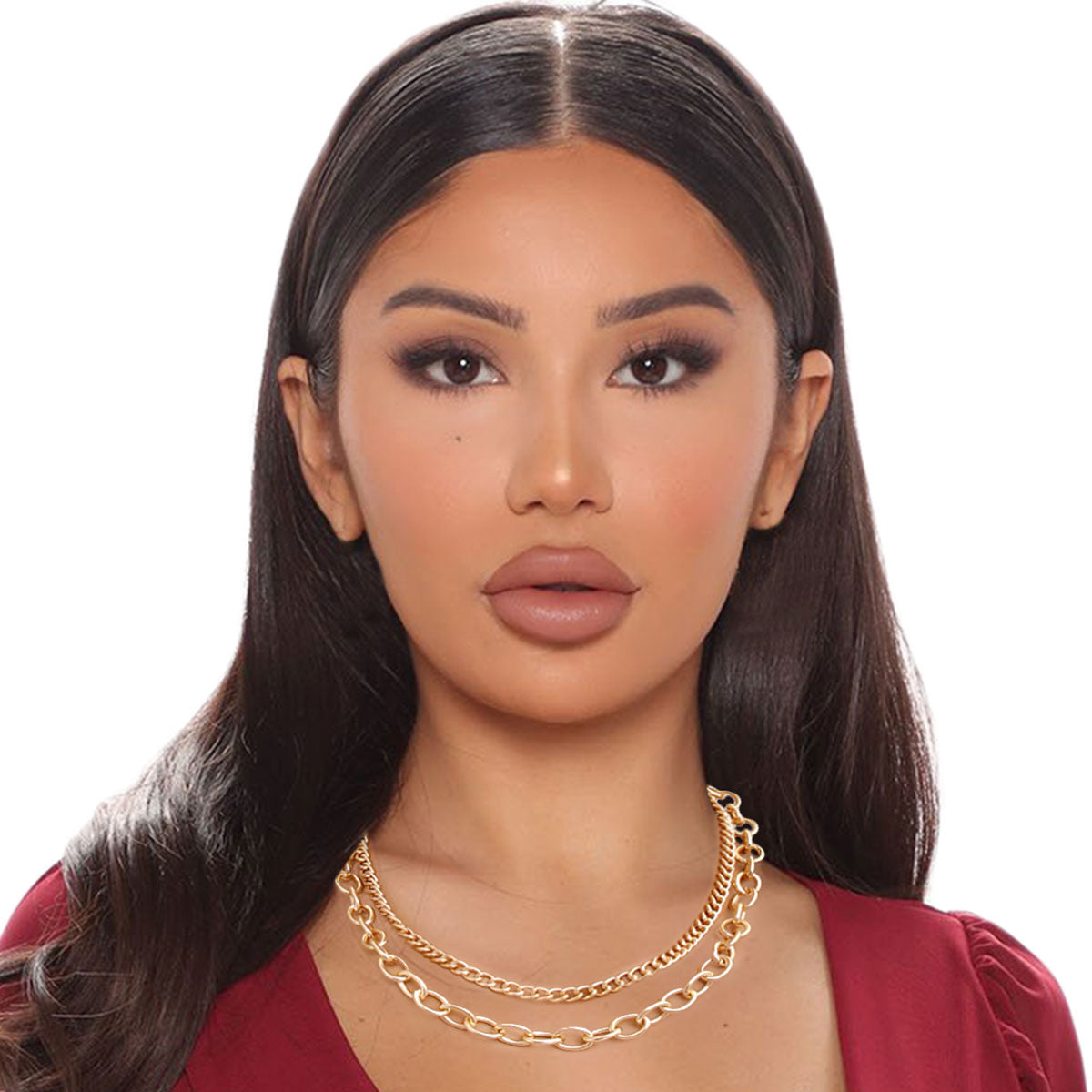 Gold 2 Strand Oval Link Chains