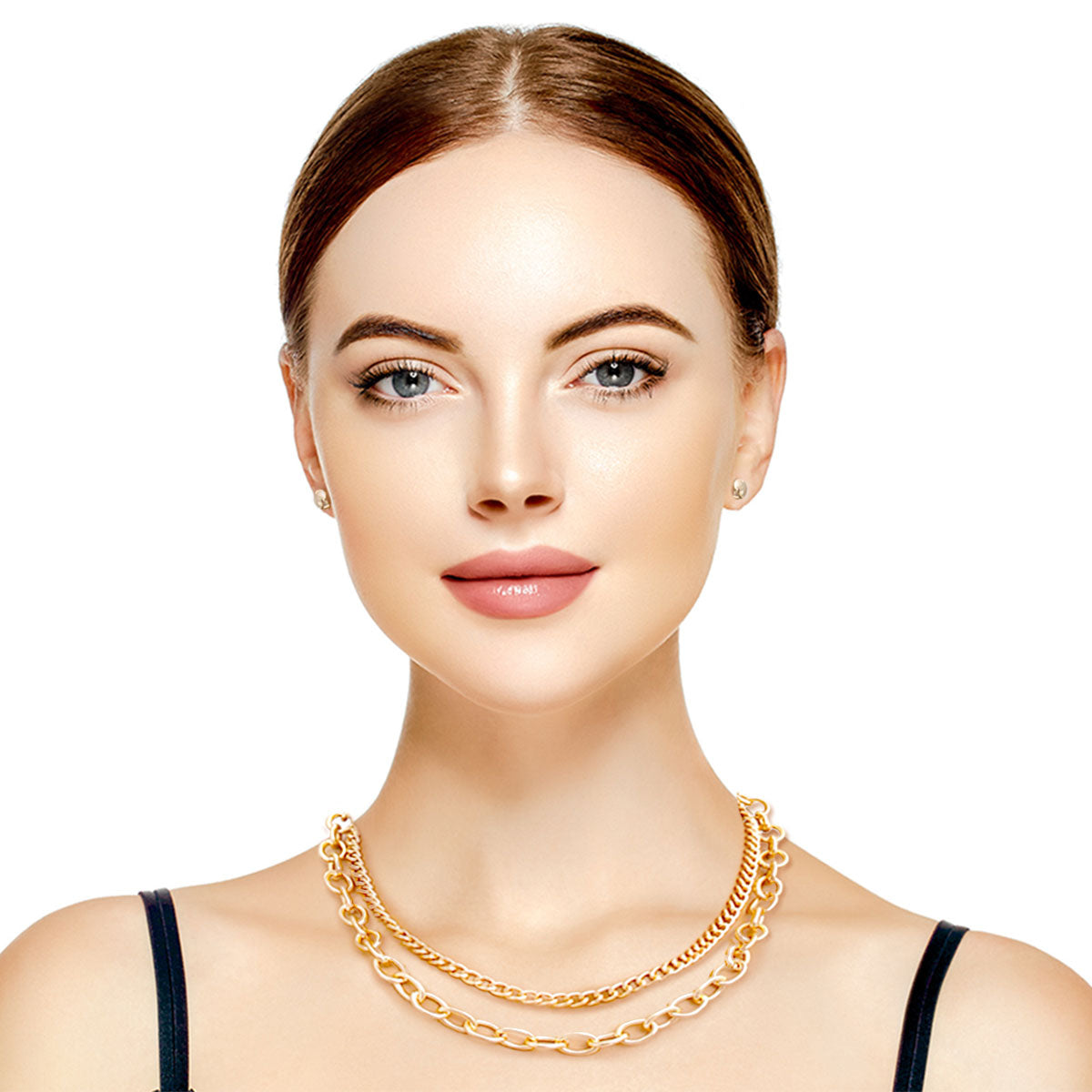 Gold 2 Strand Oval Link Chains