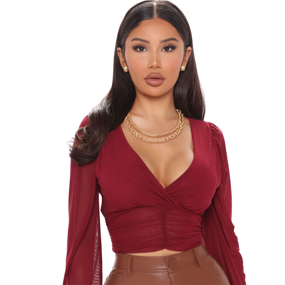 Gold 2 Strand Oval Link Chains