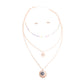 Abalone Evil Eye Pendant Necklace