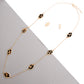 Marquire Leopard Fur Long Necklace