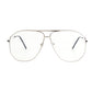 Silver Aviator Blue Light Glasses