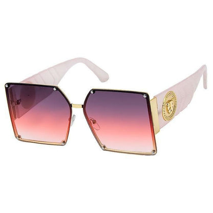 Designer Brown Key Pink Sunglasses