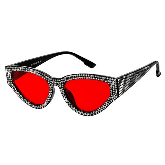 Gucci Style Red Painted Dot Sunglasses