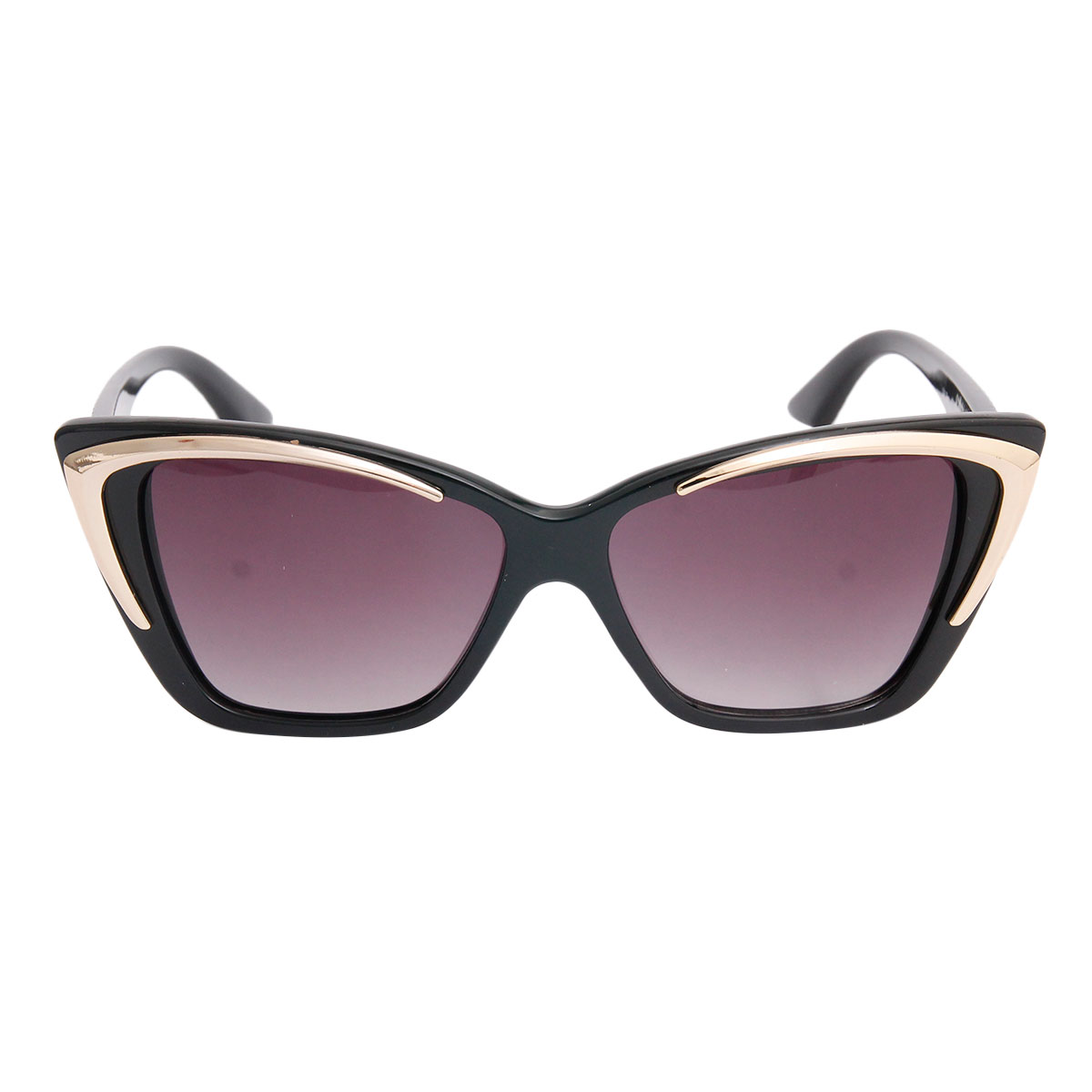 Black Gold Edge Prada Inspired Sunglasses