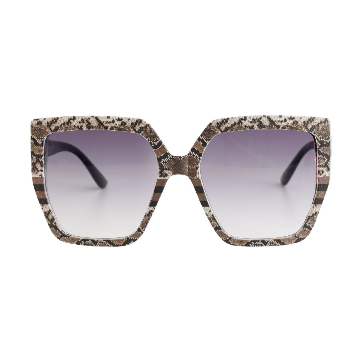 Black Snake Square Sunglasses