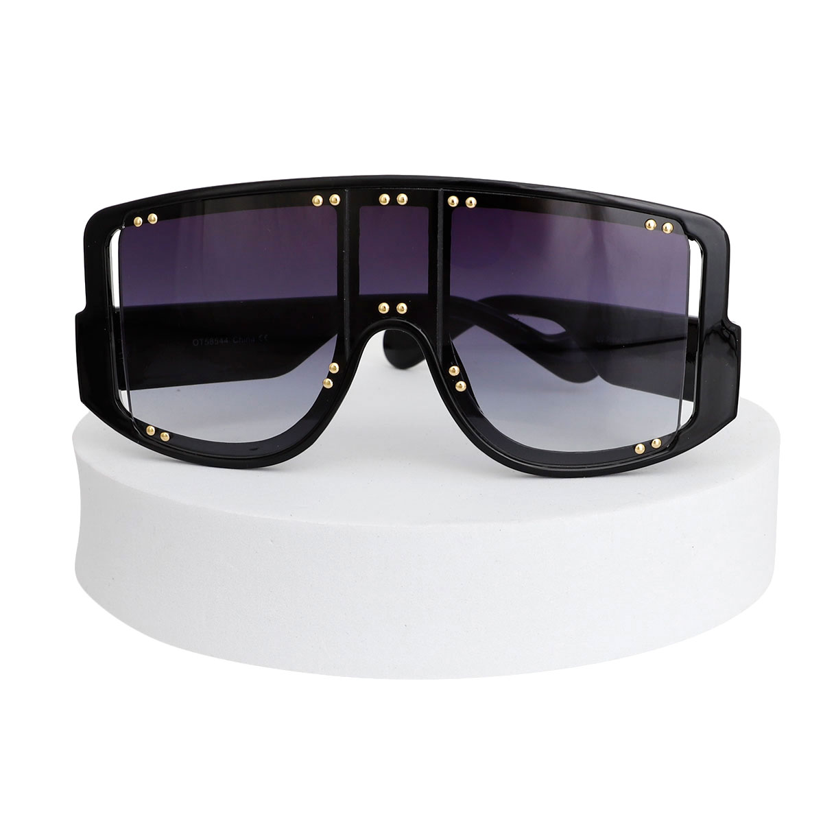 Designer Dupe Stud Sunglasses