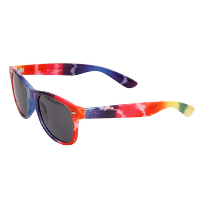 Rainbow Tie Dye Wayfarer Sunglasses