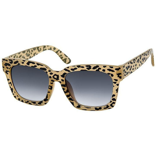 Brown Leopard Kids Wayfarer Sunglasses