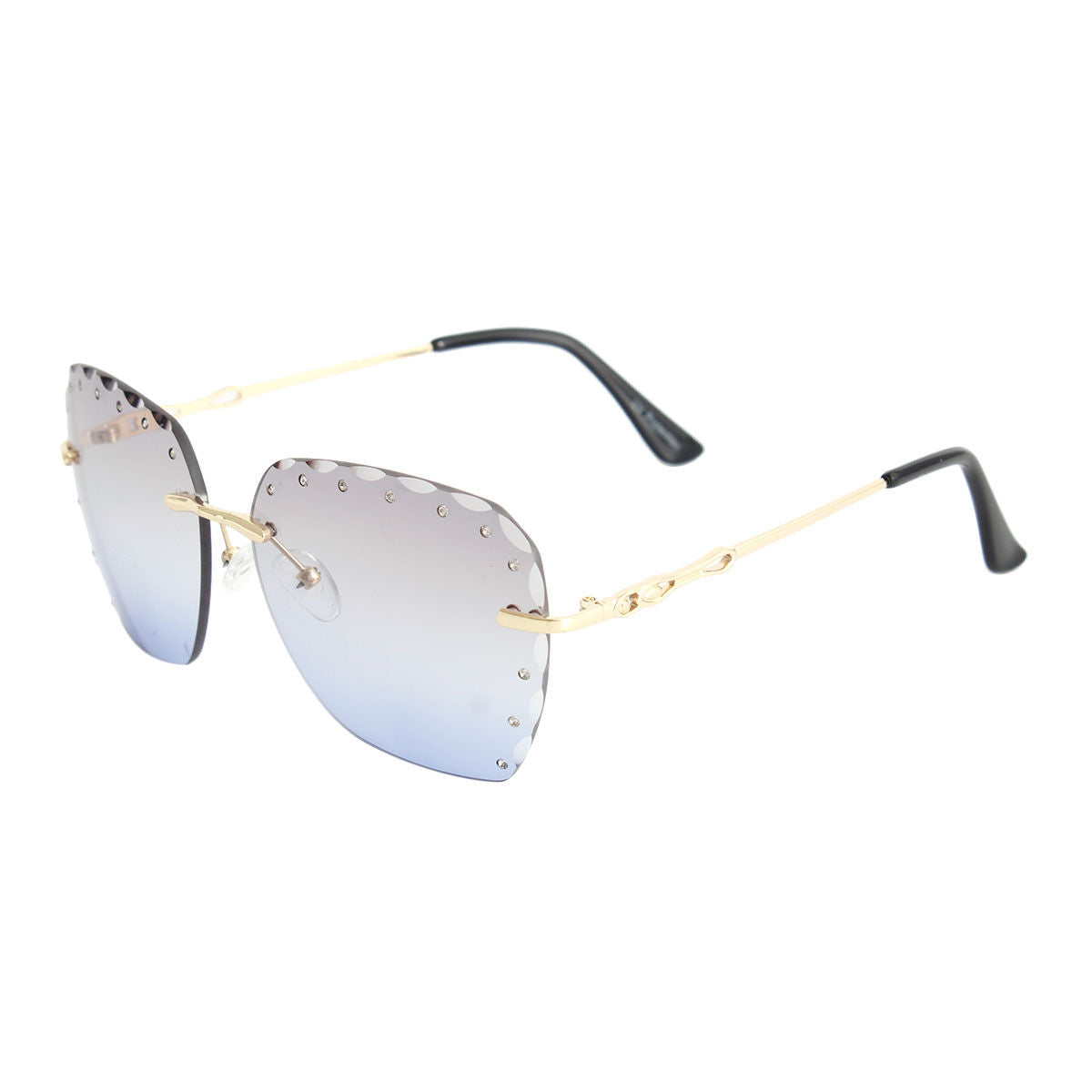 Blue Diamond Cut Sunglasses