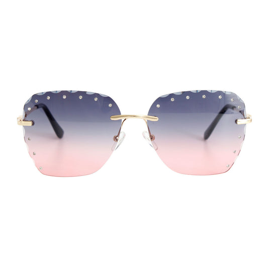 Pink Diamond Cut Sunglasses